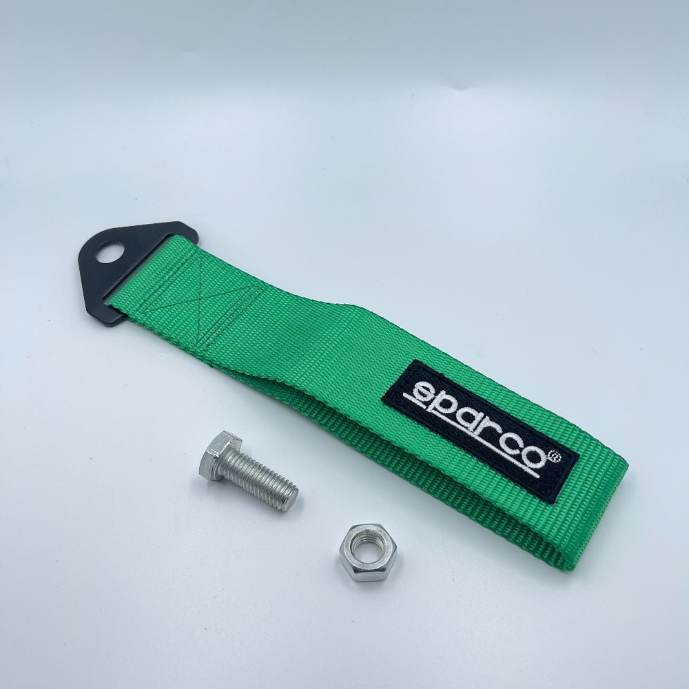 Sparco Tow Strap Green car tow strap JDM racing
